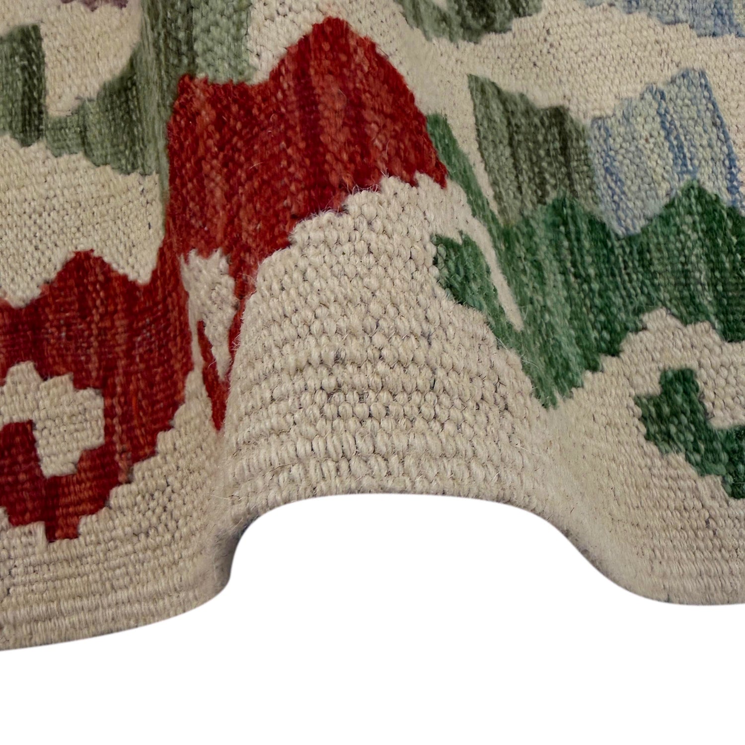 Handmade Afghan Vegetable Kilim 2' 5" x 4' 1" ft / 74 x 124 cm - No. R38018