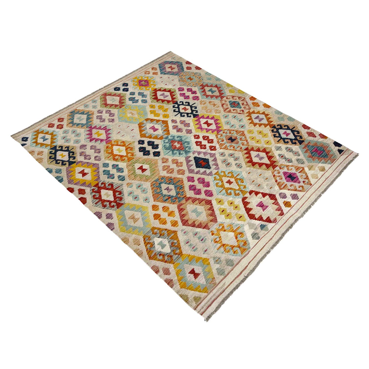 Medium Size Chobi Kilim 5' 1" x 6' 5" ft / 156 x 196 cm - No. R38065