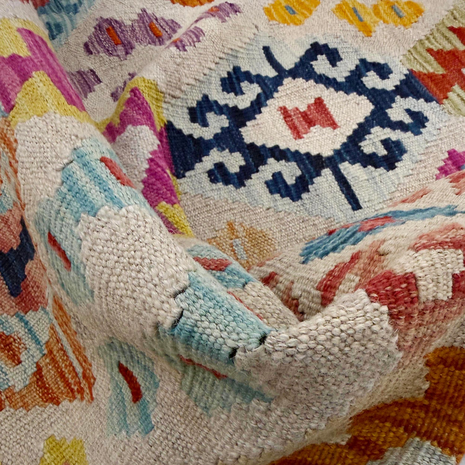 Medium Size Chobi Kilim 5' 1" x 6' 5" ft / 156 x 196 cm - No. R38065