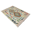 Multi Color ful Flat-Weave Wool Kilim 2' 8" x 4' 1" ft / 82 x 125 cm - No. R38298