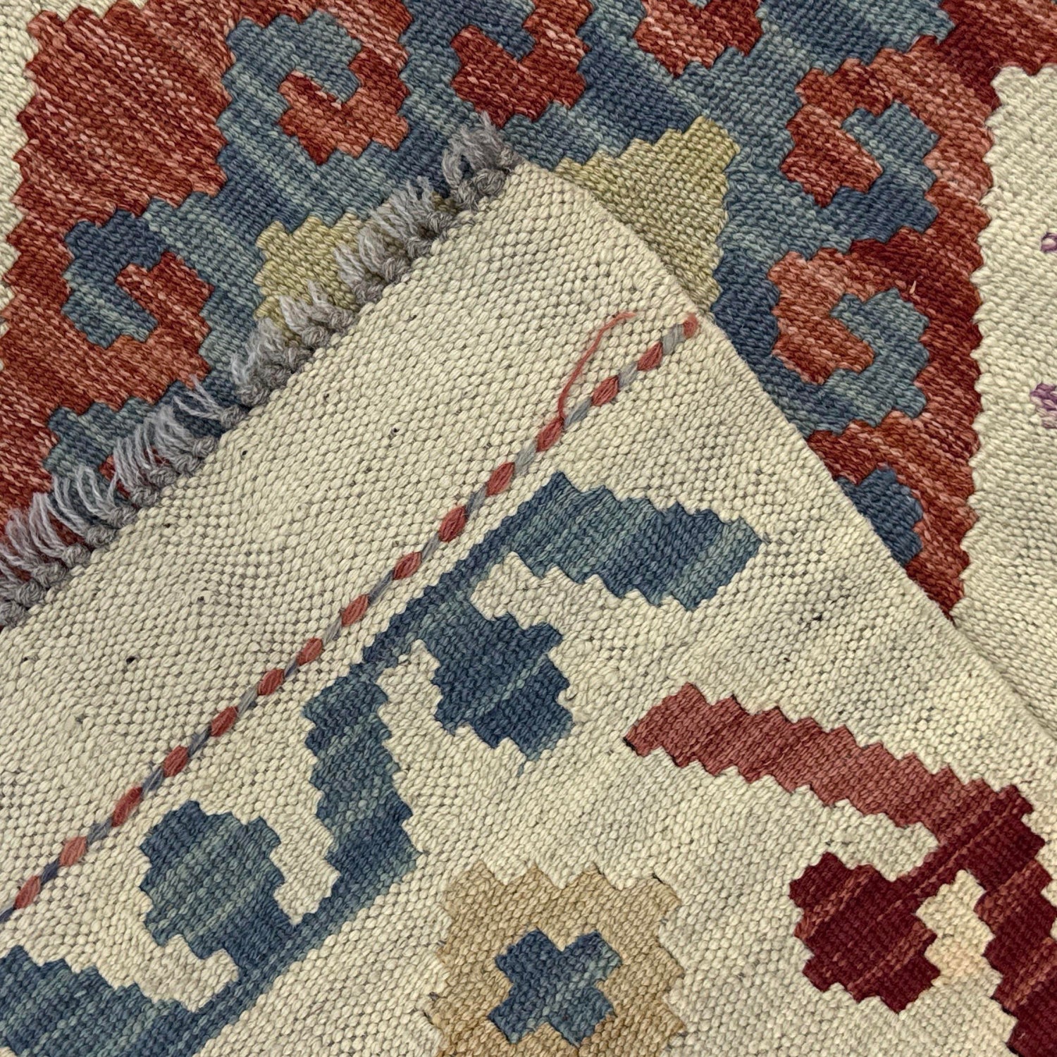 Handmade Vegetable Kilim 2' 7" x 4' 0" ft / 78 x 121 cm - No. R38299