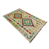 Hand Knotted Afghan Style Kilim 2' 5" x 4' 1" ft / 73 x 124 cm - No. R38302