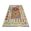 Handmade Turkish Design Wool Kilim 2' 6" x 4' 0" ft / 75 x 123 cm - No. R38307