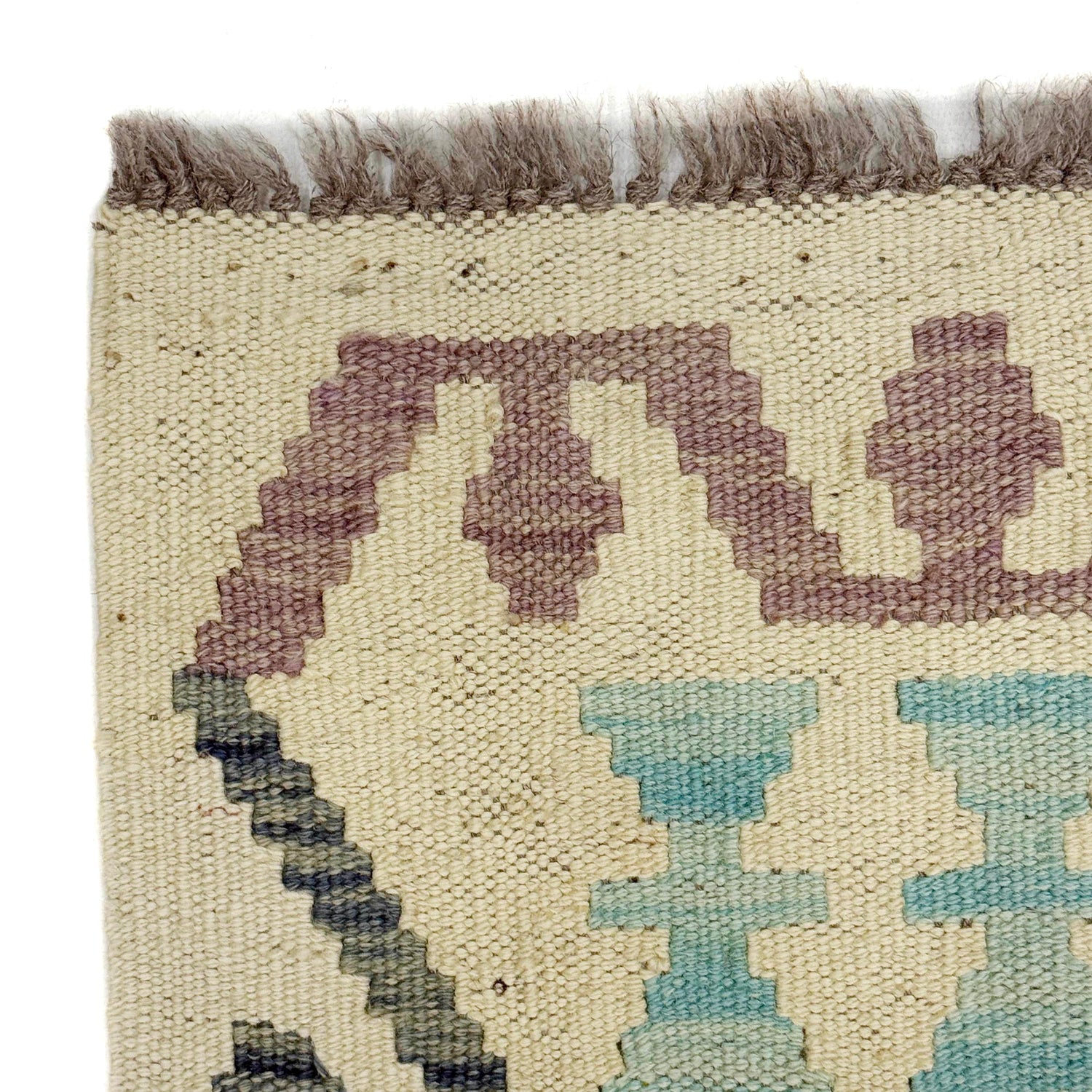 Handmade Turkish Design Wool Kilim 2' 6" x 4' 0" ft / 75 x 123 cm - No. R38307
