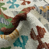 Handmade Afghan Vegetable Kilim 2' 6" x 4' 2" ft / 77 x 127 cm - No. R38309