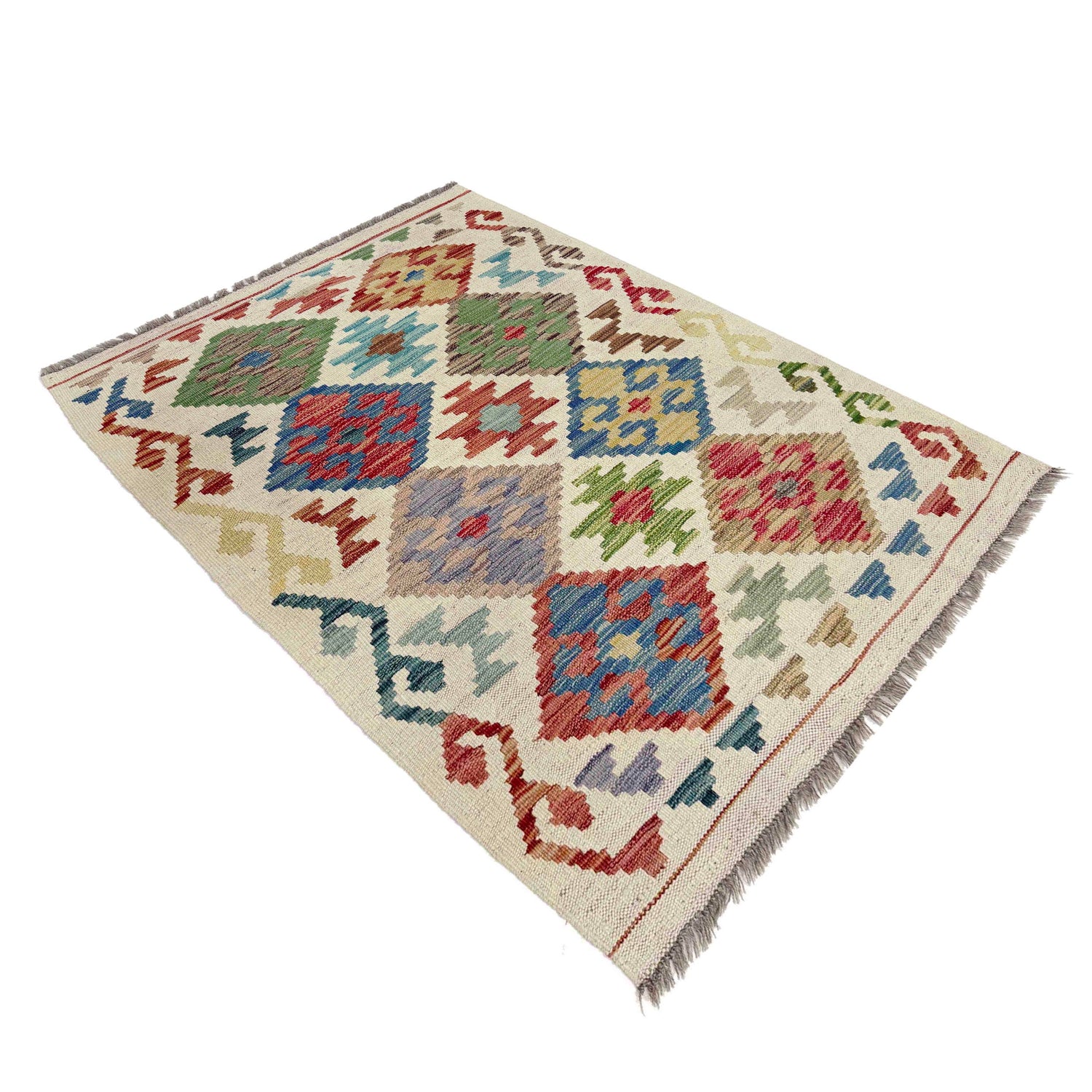 Small Size Chobi Kilim 2' 9" x 4' 2" ft / 84 x 127 cm - No. R38311