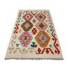 Hand Knotted Flatweave Kilim 2' 7" x 3' 11" ft / 79 x 120 cm - No. R38327