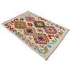 Hand Knotted Flatweave Kilim 2' 7" x 3' 11" ft / 79 x 120 cm - No. R38327