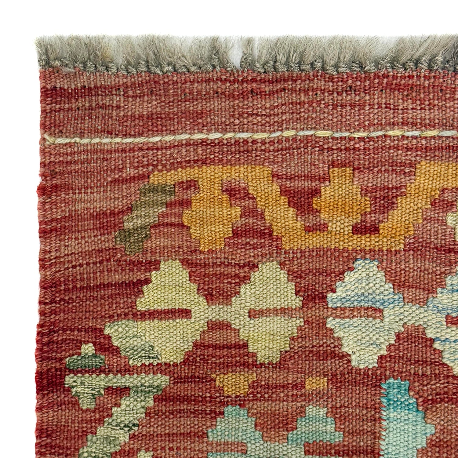 Hand Made Afghan Kilim 2' 8" x 4' 2" ft / 82 x 127 cm - No. R38329