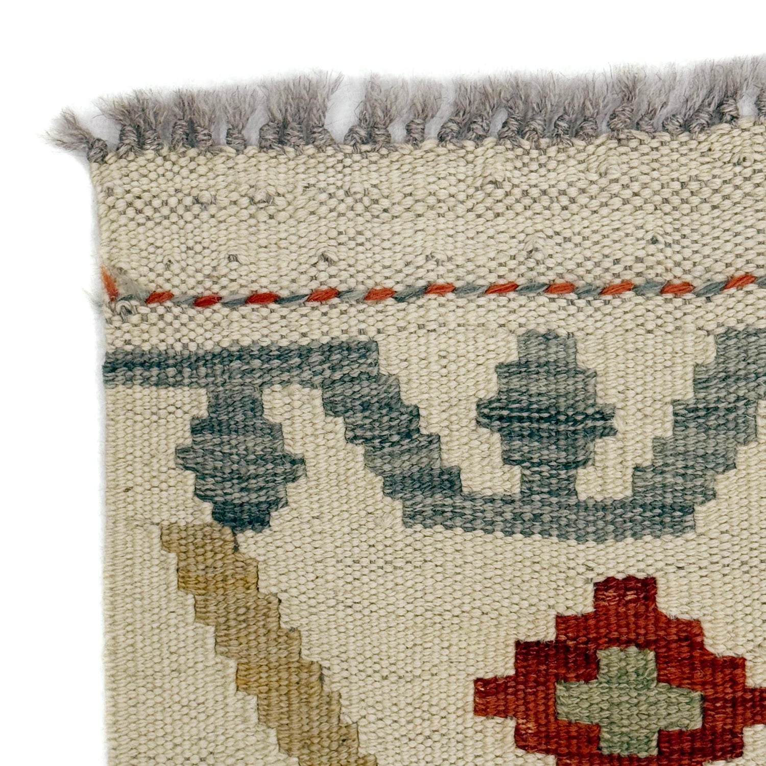 Handmade Vegetable Kilim 2' 9" x 4' 2" ft / 85 x 128 cm - No. R38334