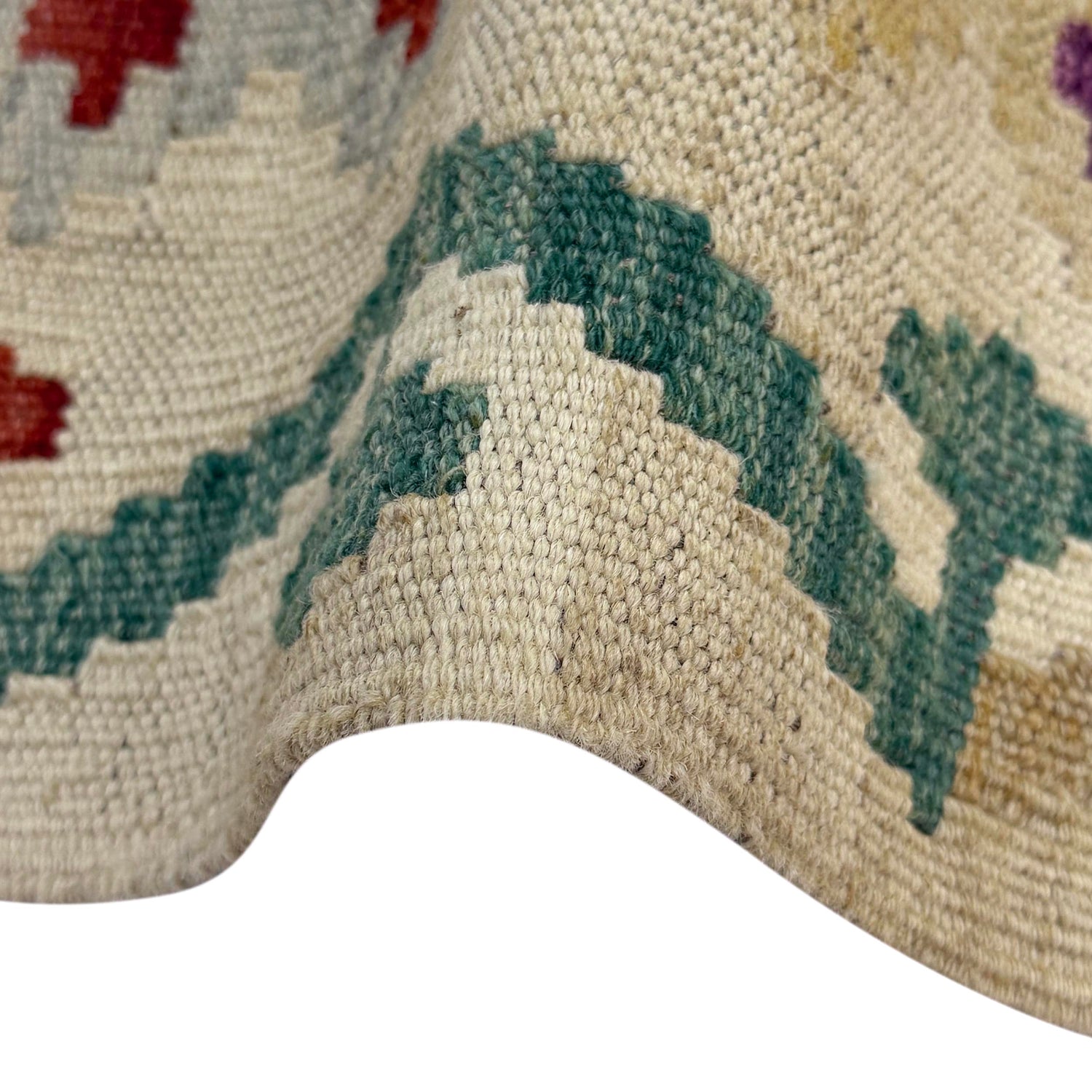 Handmade Vegetable Kilim 2' 9" x 4' 2" ft / 85 x 128 cm - No. R38334