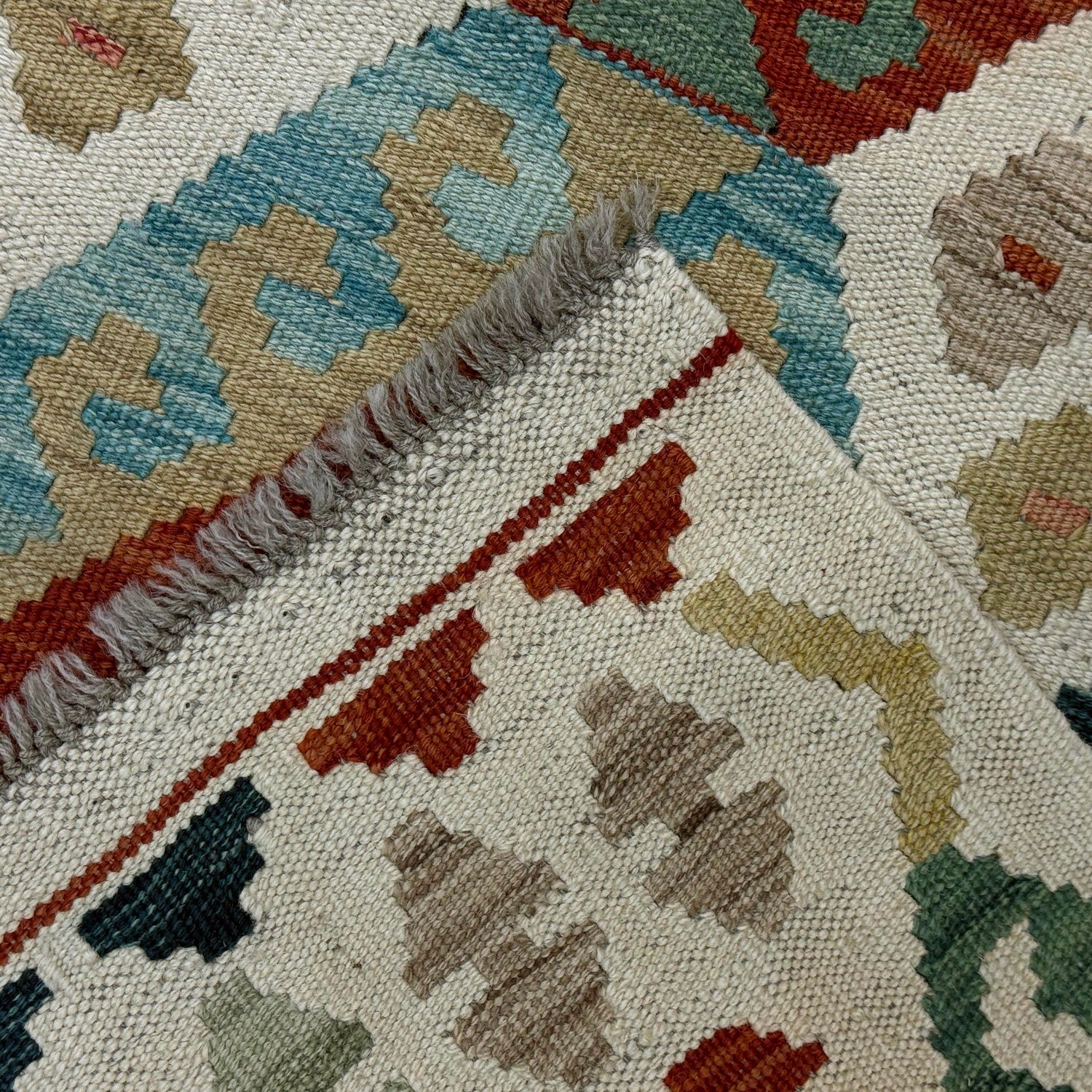 Handmade Vegetable Kelim 2' 6" x 4' 3" ft / 77 x 129 cm - No. R38336