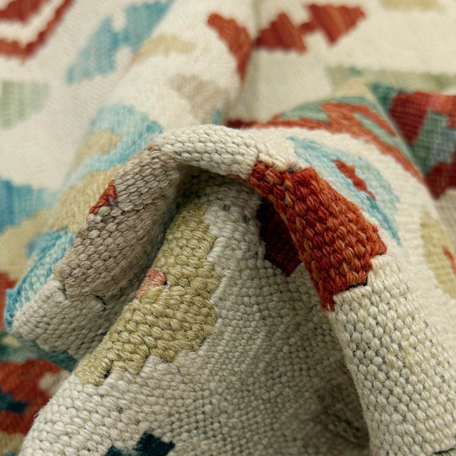 Handmade Vegetable Kelim 2' 6" x 4' 3" ft / 77 x 129 cm - No. R38336