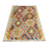 Hand Knotted Afghan Style Kilim 2' 8" x 4' 0" ft / 81 x 123 cm - No. R38341
