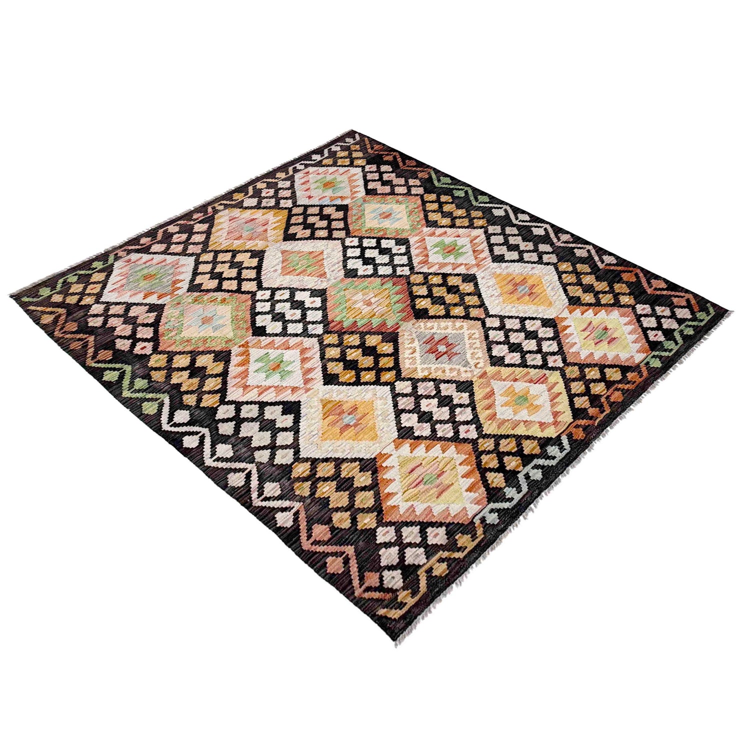 Medium Size Chobi Kilim 4' 9" x 6' 0" ft / 145 x 183 cm - No. R38349