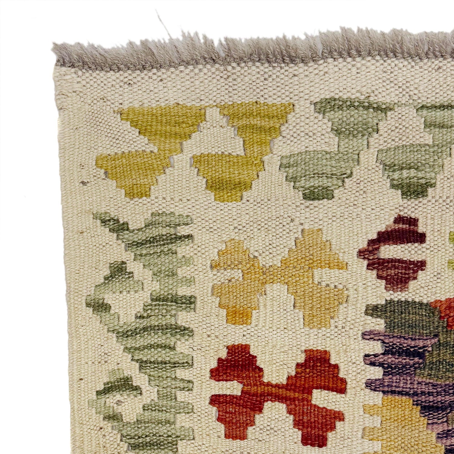 Hand Knotted Afghan Style Kilim 3' 1" x 5' 4" ft / 95 x 162 cm - No. R38352