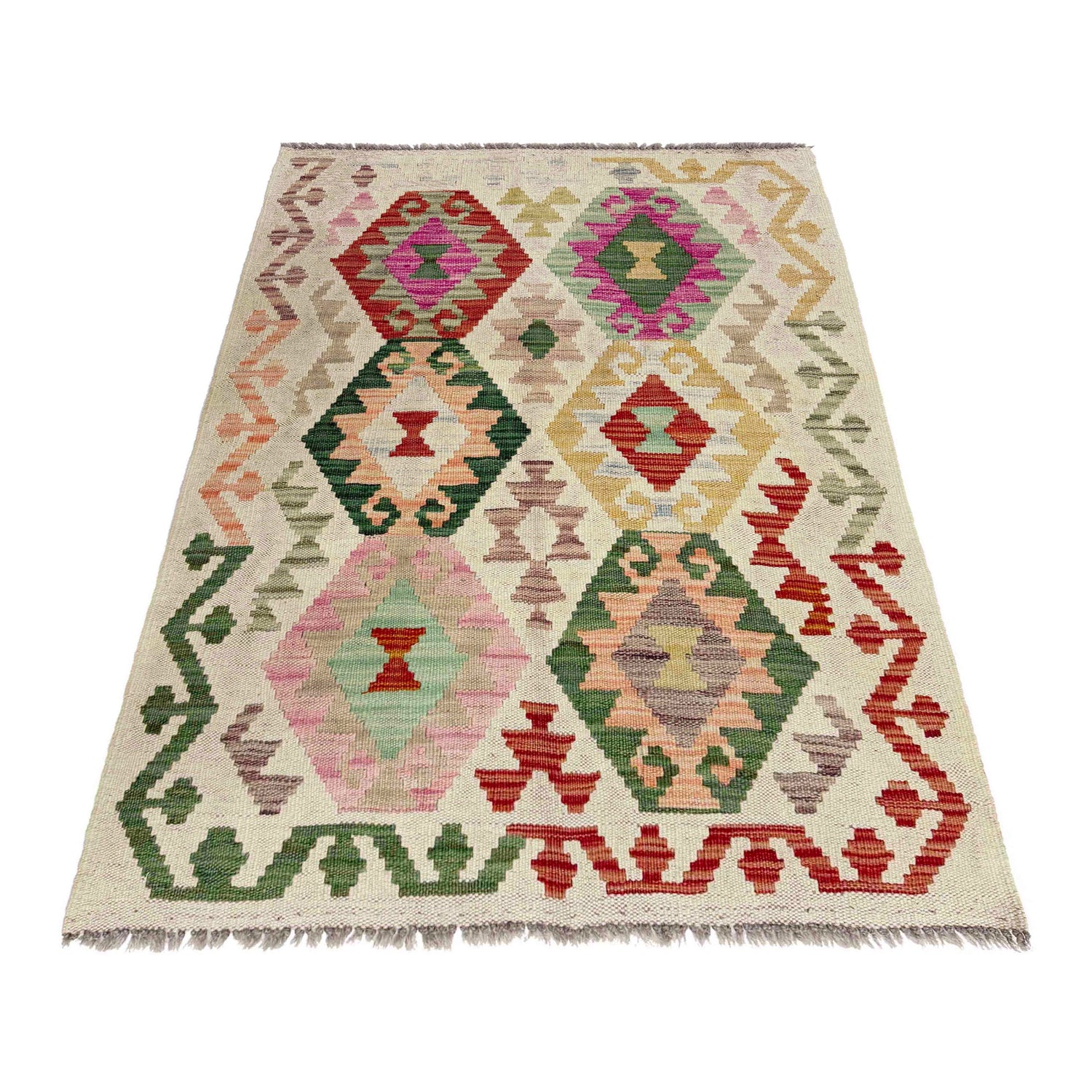 Small Size Chobi Kilim 2' 7" x 4' 0" ft / 78 x 122 cm - No. R38356