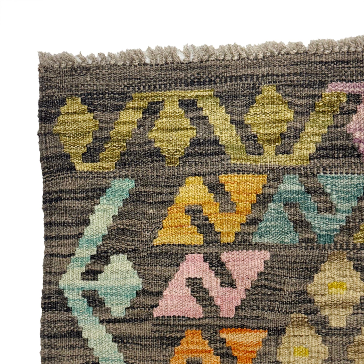 Hand Knotted Flatweave Kilim 4' 10" x 6' 8" ft / 147 x 203 cm - No. R38364