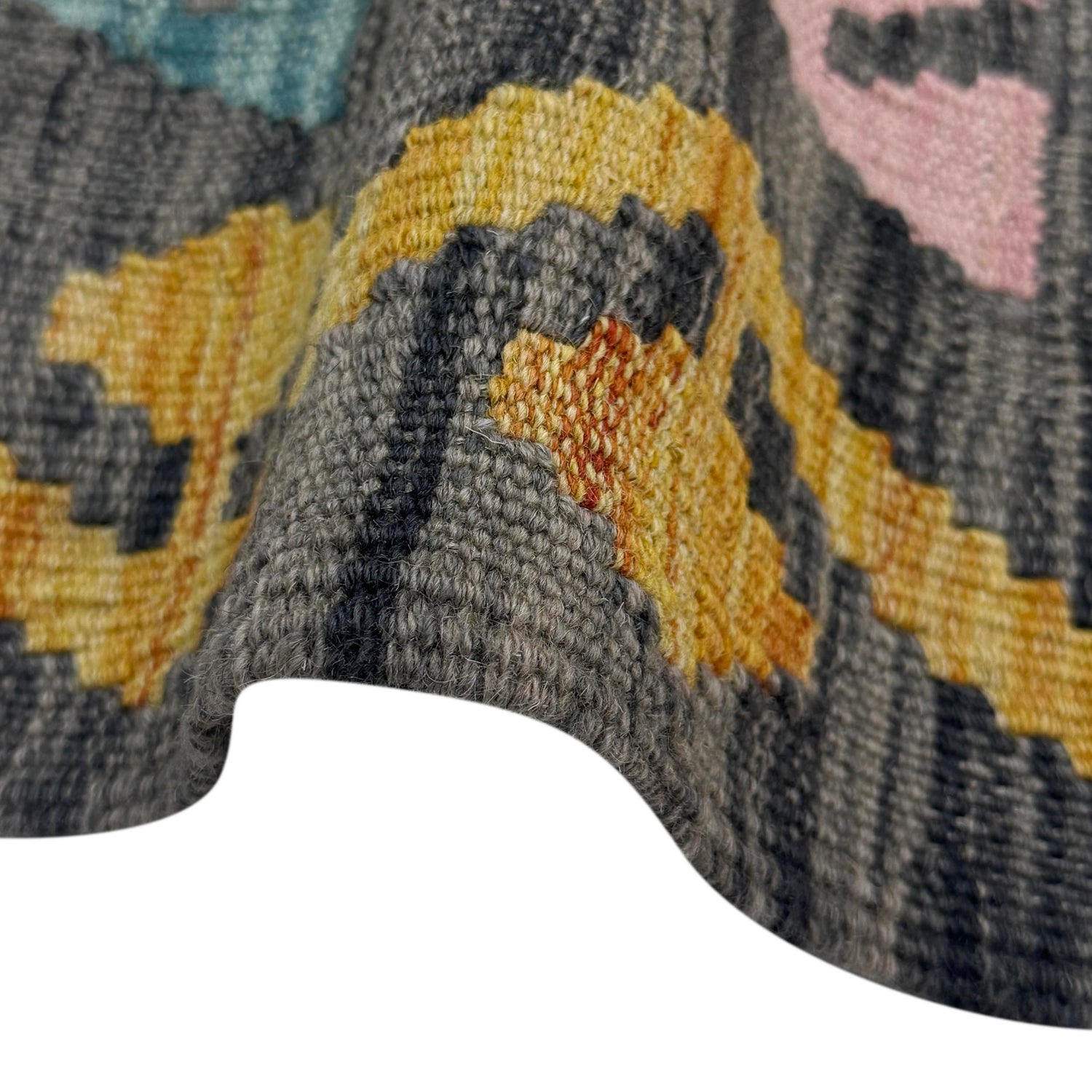 Hand Knotted Flatweave Kilim 4' 10" x 6' 8" ft / 147 x 203 cm - No. R38364