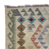 Handmade Afghan Vegetable Kilim 5' 0" x 6' 4" ft / 152 x 192 cm - No. R38365