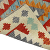 Hand Woven Wool Kelim 2' 6" x 4' 2" ft / 77 x 127 cm - No. R38407