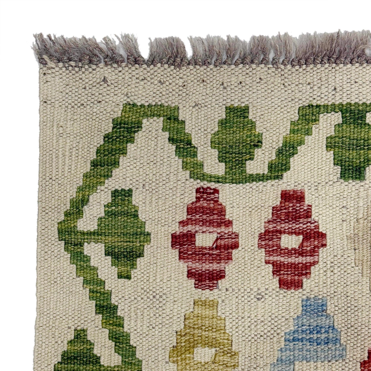 Handmade Vegetable Kilim 5' 1" x 6' 10" ft / 156 x 208 cm - No. R38452