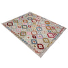 Handmade Turkish Design Wool Kilim 6' 0" x 8' 2" ft / 182 x 250 cm - No. R38453