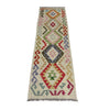 Hand Knotted Flatweave Kilim Runner 1' 10" x 6' 0" ft / 56 x 183 cm - No. R38608