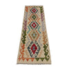 Handmade Afghan Vegetable Kilim Runner 1' 11" x 5' 7" ft / 59 x 169 cm - No. R38610