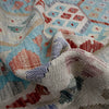 Hand Knotted Afghan Style Kilim 6' 8" x 9' 8" ft / 204 x 294 cm - No. R38619