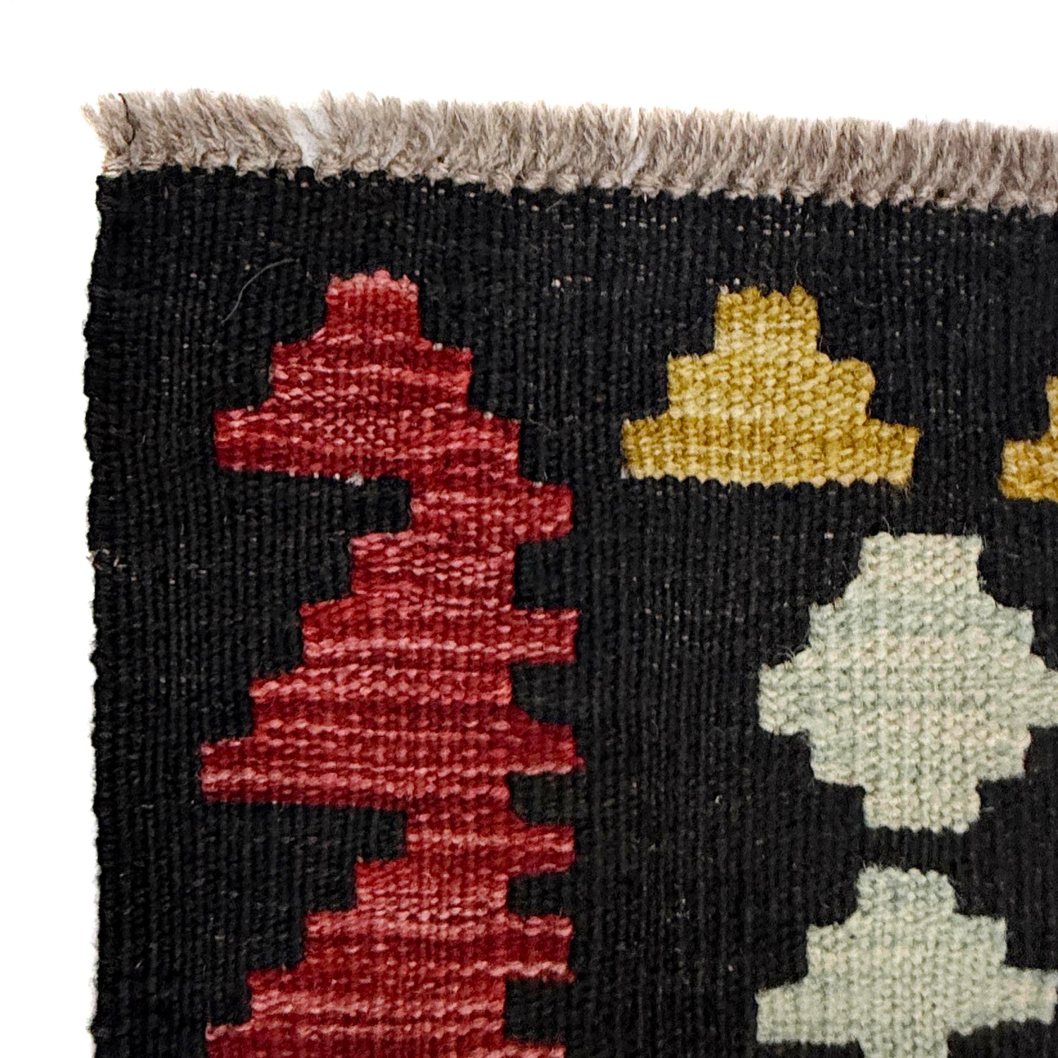 Handmade Turkish Design Wool Kilim 6' 7" x 9' 10" ft / 200 x 300 cm - No. R38622