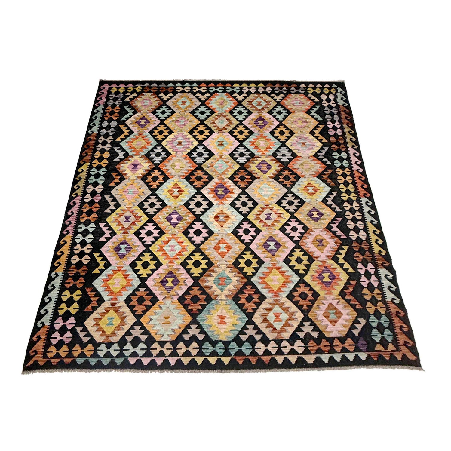 Medium Size Chobi Kilim 6' 7" x 9' 6" ft / 200 x 290 cm - No. R38623