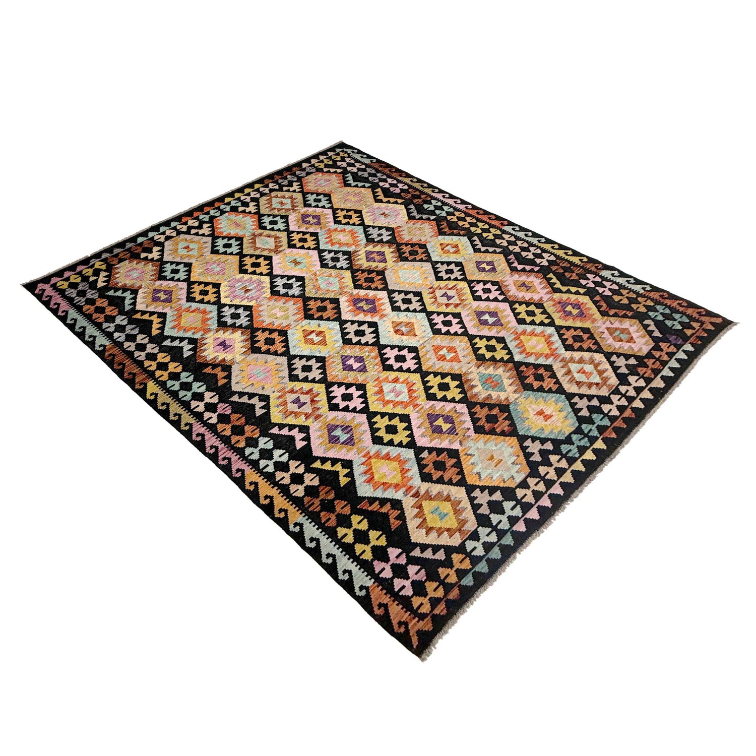 Medium Size Chobi Kilim 6' 7" x 9' 6" ft / 200 x 290 cm - No. R38623