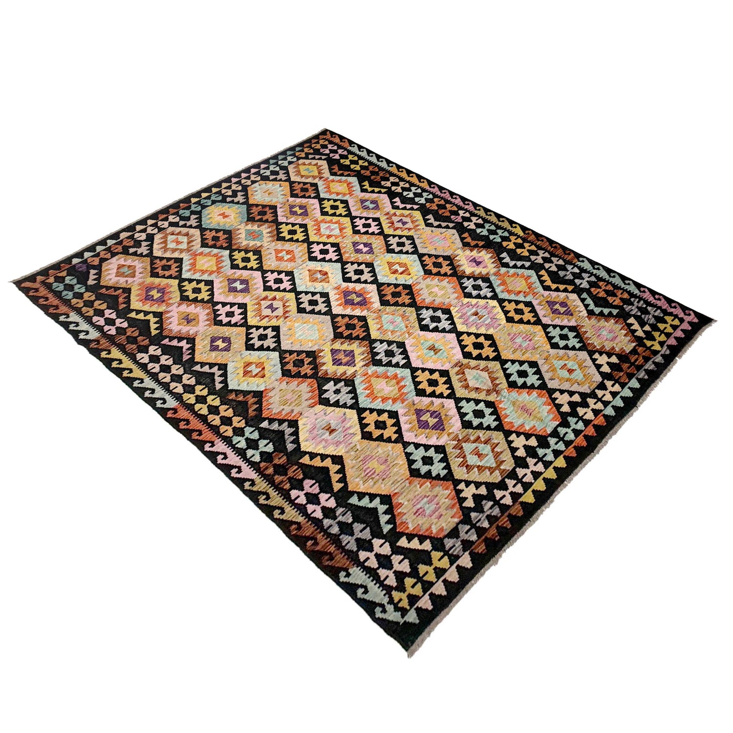 Medium Size Chobi Kilim 6' 7" x 9' 6" ft / 200 x 290 cm - No. R38623