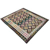 Handmade Afghan Vegetable Kilim 6' 8" x 9' 7" ft / 202 x 293 cm - No. R38626