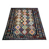 Hand Made Afghan Kilim 6' 7" x 9' 7" ft / 200 x 293 cm - No. R38627
