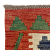 Multi Color ful Flat-Weave Wool Kilim 6' 7" x 9' 9" ft / 200 x 296 cm - No. R38628