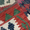 Multi Color ful Flat-Weave Wool Kilim 6' 7" x 9' 9" ft / 200 x 296 cm - No. R38628