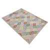 Multi Color ful Flat-Weave Wool Kilim 6' 7" x 9' 6" ft / 200 x 289 cm - No. R38629