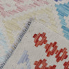 Multi Color ful Flat-Weave Wool Kilim 6' 7" x 9' 6" ft / 200 x 289 cm - No. R38629