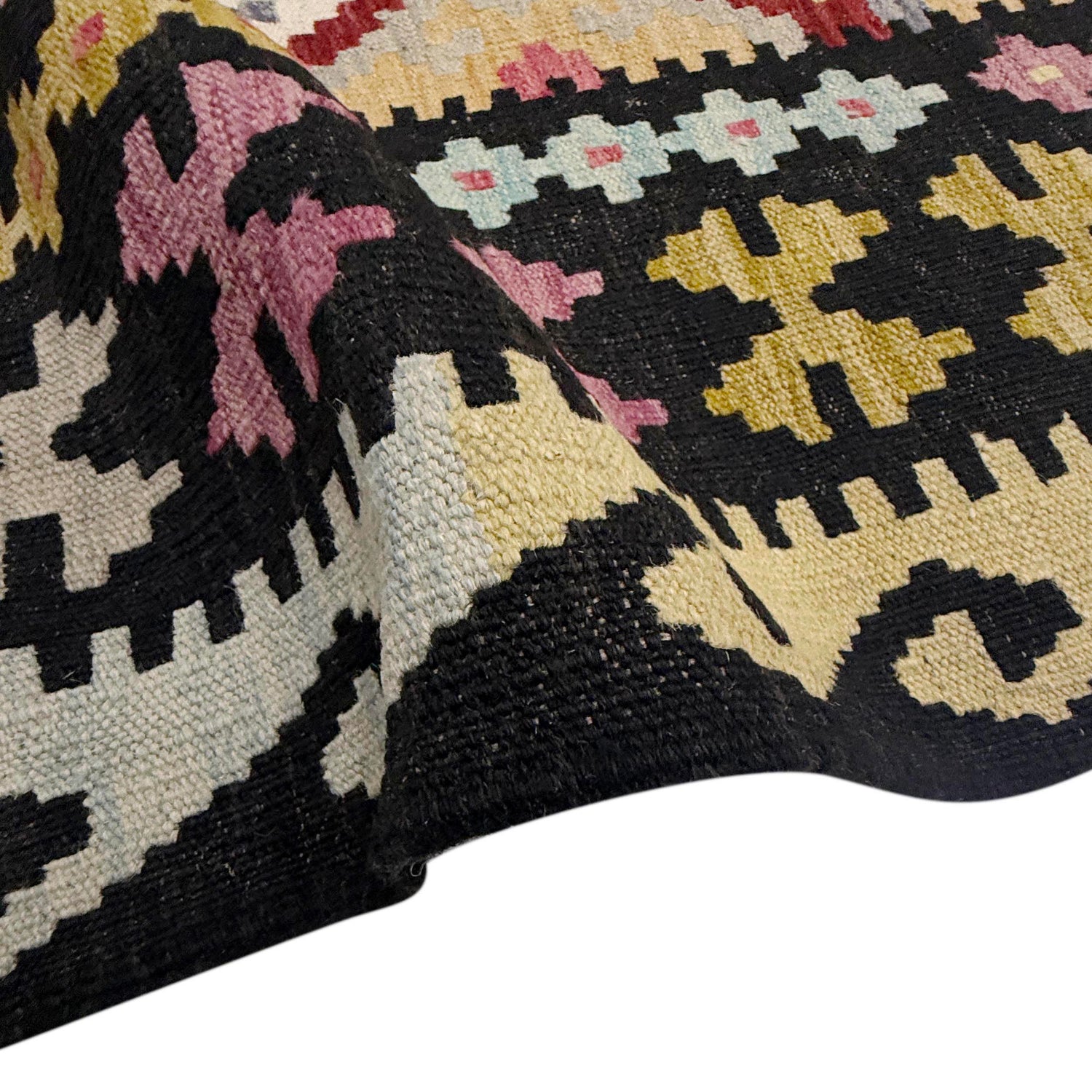 Medium Size Chobi Kilim 6' 8" x 9' 9" ft / 203 x 296 cm - No. R38641