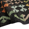 Handmade Afghan Vegetable Kilim 6' 7" x 9' 9" ft / 201 x 296 cm - No. R38643