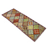 Multi Color ful Flat-Weave Wool Kilim Runner 2' 7" x 6' 7" ft / 79 x 200 cm - No. R38645