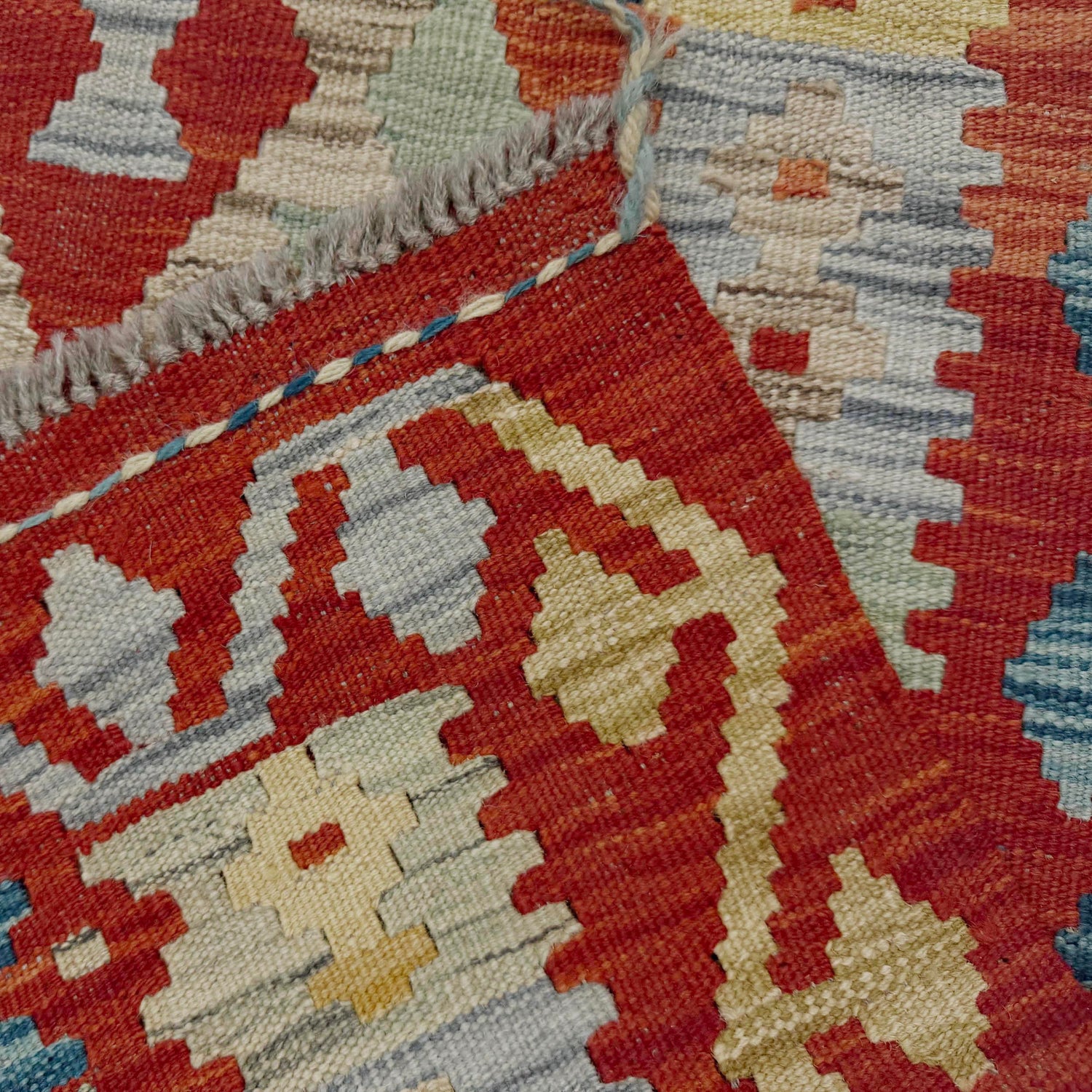 Handmade Afghan Vegetable Kilim Runner 2' 7" x 9' 10" ft / 80 x 300 cm - No. R38646