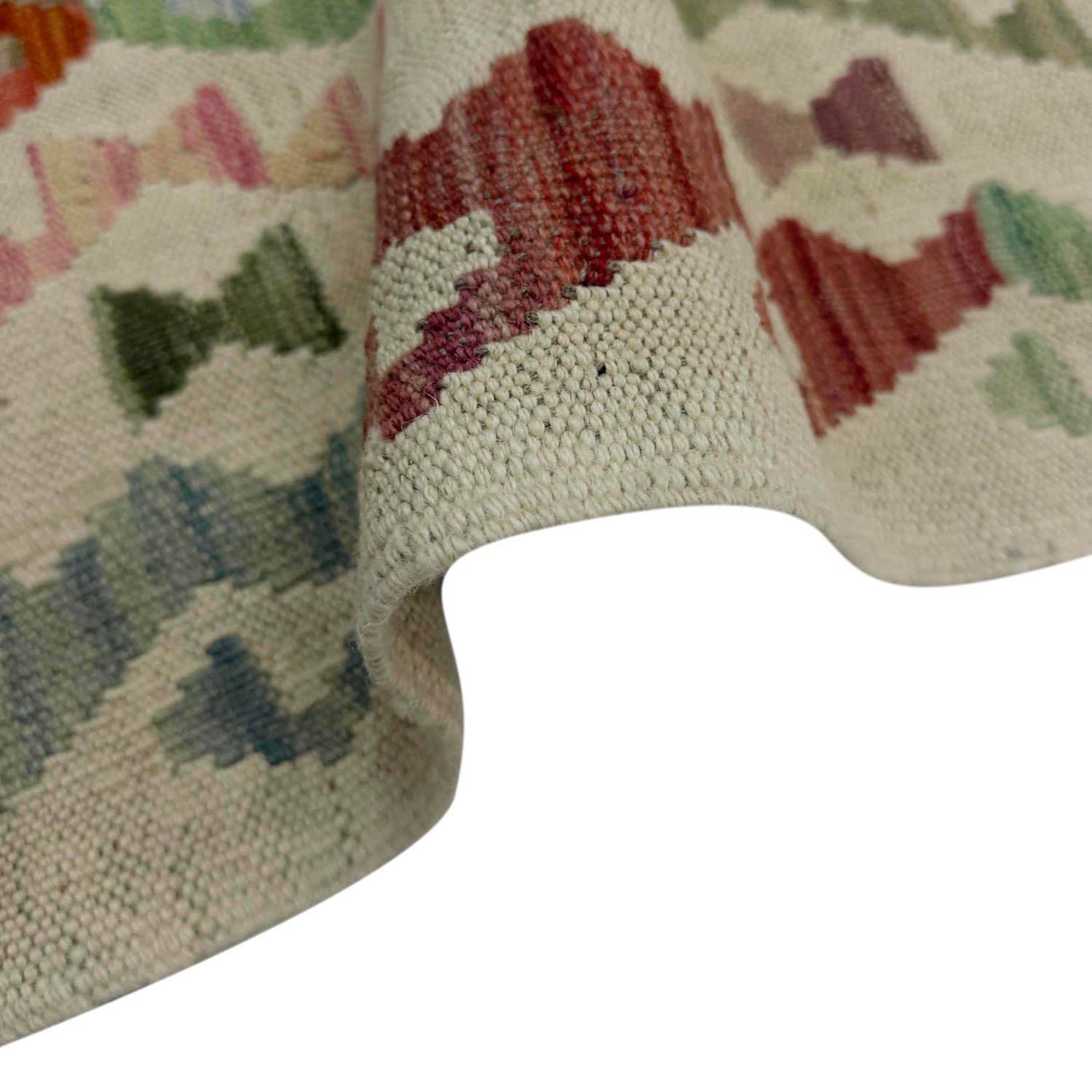 Handmade Vegetable Kilim Runner 2' 0" x 5' 7" ft / 61 x 170 cm - No. R38647