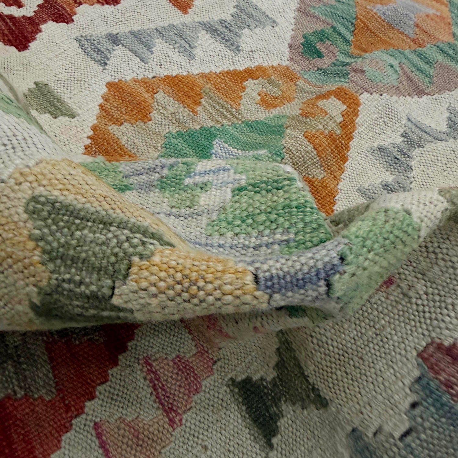 Handmade Vegetable Kilim Runner 2' 0" x 5' 7" ft / 61 x 170 cm - No. R38647