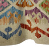 Hand Knotted Afghan Style Kilim Runner 1' 10" x 5' 9" ft / 57 x 176 cm - No. R38652