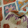 Hand Knotted Afghan Style Kilim Runner 1' 10" x 5' 9" ft / 57 x 176 cm - No. R38652