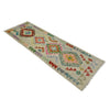 Hand Woven Wool Kelim Runner 1' 10" x 5' 8" ft / 56 x 173 cm - No. R38653