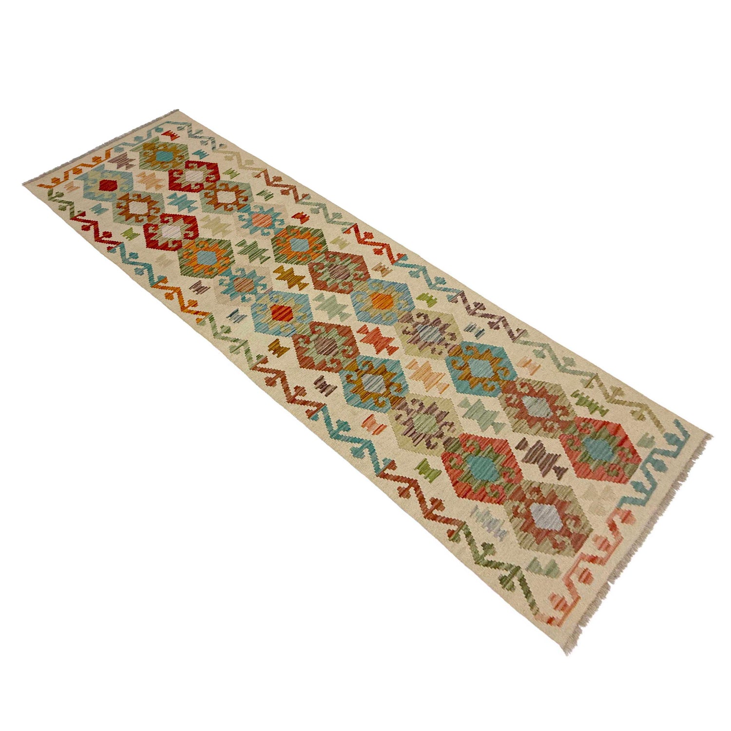 Long Kilim Runner 2' 7" x 9' 6" ft / 80 x 290 cm - No. R38654